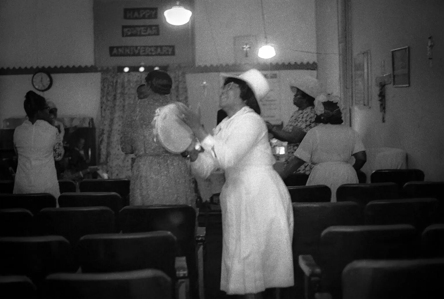 Church Lady Chicago Circa 1965 Photography is my heart john simmons dot red